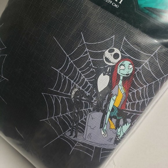 Nightmare Before Christmas vinyl Tablecloth 60 X 102 Rectangle Jack Sally - Picture 2 of 4